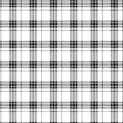 Modern roller blind Gray tartan