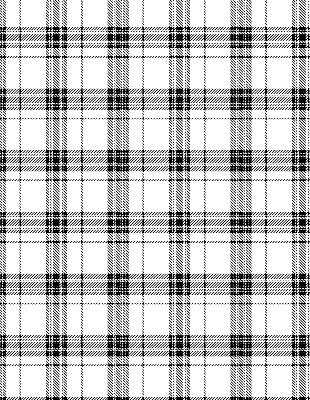Modern roller blind Gray tartan