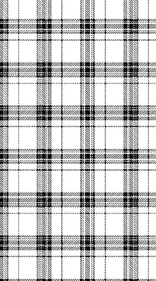 Modern roller blind Gray tartan