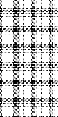 Modern roller blind Gray tartan
