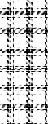Modern roller blind Gray tartan