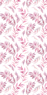 Modern roller blind Pink leaves