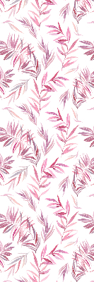 Modern roller blind Pink leaves