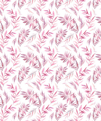 Modern roller blind Pink leaves