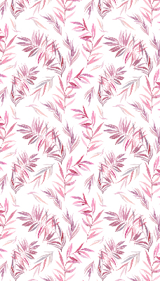 Modern roller blind Pink leaves