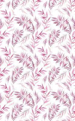 Modern roller blind Pink leaves