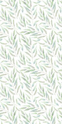 Fabric roller blind Green leaves