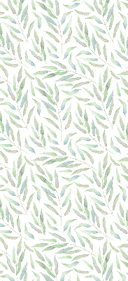 Fabric roller blind Green leaves