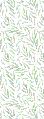 Fabric roller blind Green leaves
