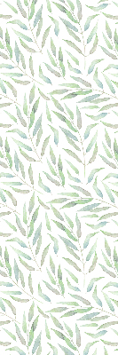 Fabric roller blind Green leaves