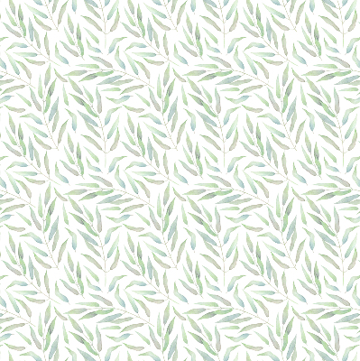 Fabric roller blind Green leaves