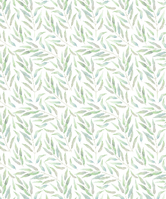 Fabric roller blind Green leaves