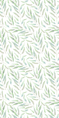 Fabric roller blind Green leaves
