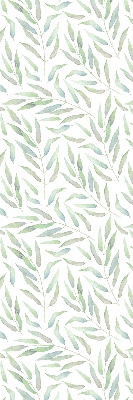 Fabric roller blind Green leaves