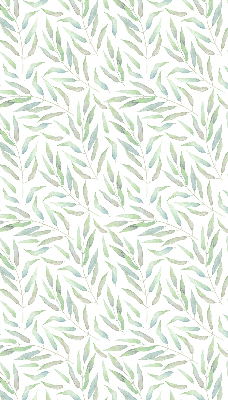 Fabric roller blind Green leaves
