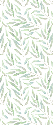 Fabric roller blind Green leaves