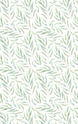 Fabric roller blind Green leaves