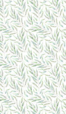 Fabric roller blind Green leaves