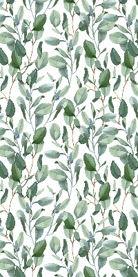Modern roller blind Leaves on the twigs