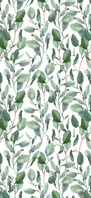 Modern roller blind Leaves on the twigs