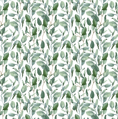 Modern roller blind Leaves on the twigs