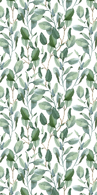 Modern roller blind Leaves on the twigs