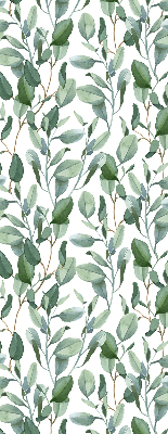 Modern roller blind Leaves on the twigs