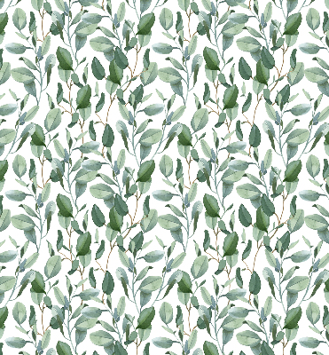 Modern roller blind Leaves on the twigs