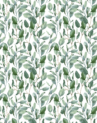 Modern roller blind Leaves on the twigs