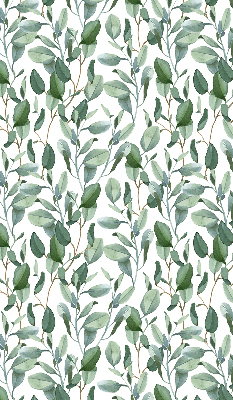 Modern roller blind Leaves on the twigs