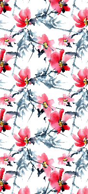 Fabric roller blind Flowers
