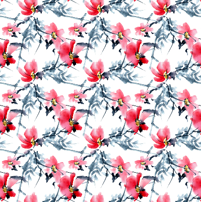 Fabric roller blind Flowers