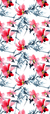 Fabric roller blind Flowers