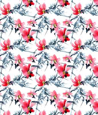 Fabric roller blind Flowers