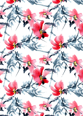 Fabric roller blind Flowers