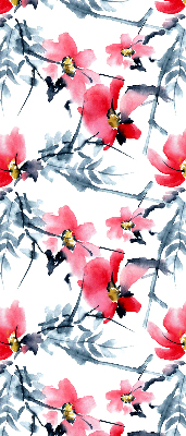 Fabric roller blind Flowers