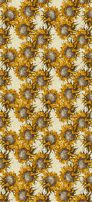 Roller blind for large window Sunflower