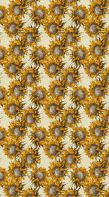 Roller blind for large window Sunflower