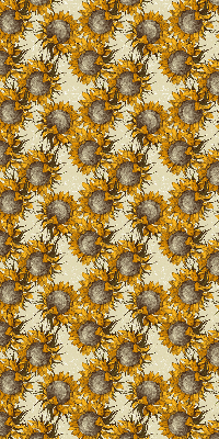 Roller blind for large window Sunflower
