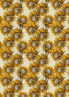 Roller blind for large window Sunflower