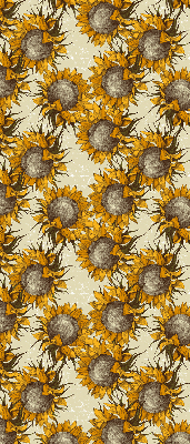 Roller blind for large window Sunflower