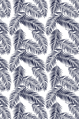 Fabric roller blind Fern leaves