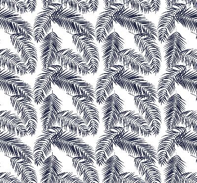 Fabric roller blind Fern leaves