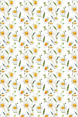 Modern roller blind Daisies