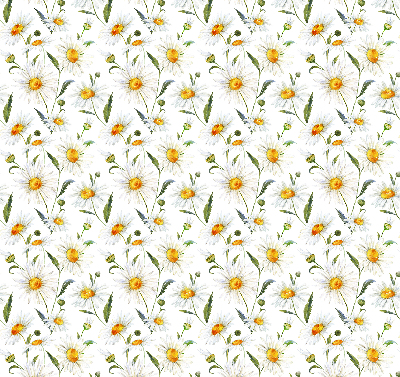 Modern roller blind Daisies