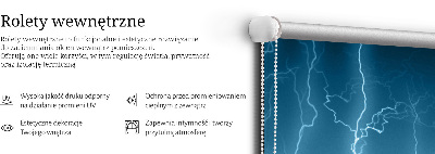 Modern roller blind Lightning