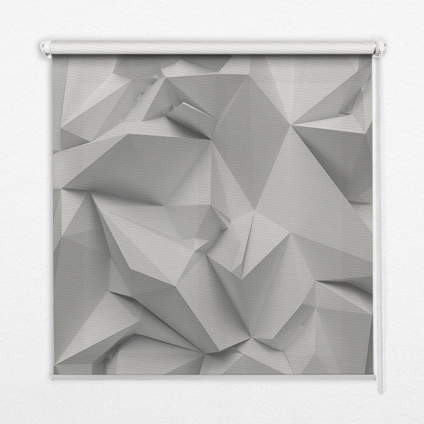 Fabric roller blind 3D paper wall