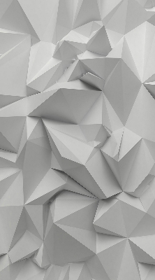 Fabric roller blind 3D paper wall
