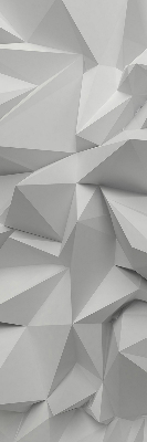 Fabric roller blind 3D paper wall