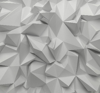 Fabric roller blind 3D paper wall